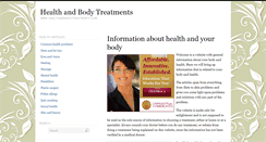 Desktop Screenshot of healthandbodytreatments.com