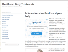 Tablet Screenshot of healthandbodytreatments.com